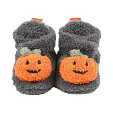 Imagem de Botinhas De Abóbora De Halloween Para Bebês Recém-Nascidos, Sapatos De