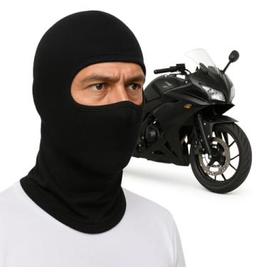 Imagem de Touca Ninja balaclava PRETA respirável preta para motociclista motoqueiro motoboy proteção UV |DEPARTAMENT STORE