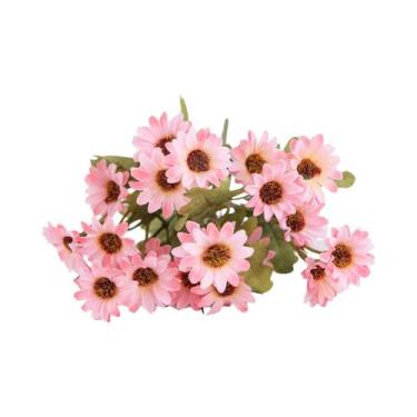 Imagem de Flores Artificiais De Plástico Daisy Para Centros De Mesa, Plantas Fal