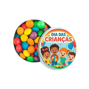 Imagem de Latinha Lembrancinha Personalizada Dia das Crianças