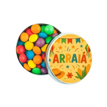 Imagem de Latinha Lembrancinha Personalizada Festa Junina Arraiá