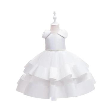 Imagem de Vestido De Princesa Para Meninas, Elegante Para Casamento E Festa De A