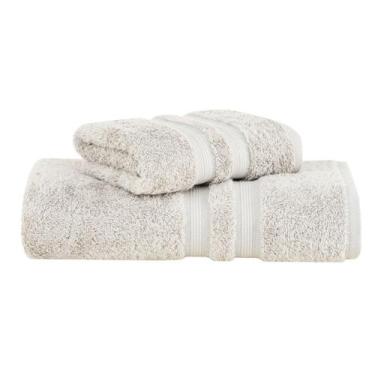 Imagem de Kit Jogo De Toalhas Buddemeyer 2 Peças Algodão Egipcio Banhão e Rosto 