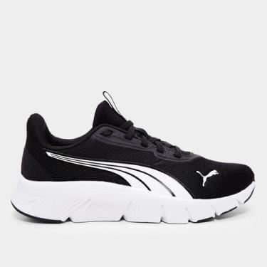Imagem de Tênis Infantil Puma Flexfocus Lite Modern, Preto, Branco, 34