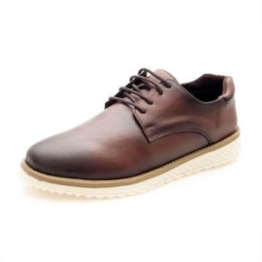 Imagem de Sapato Oxford Social Masculino Super Conforto E Macio Eleganterota79-cafe-Masculino