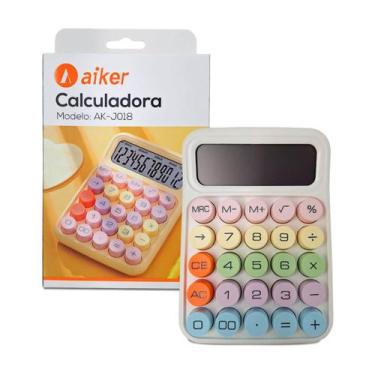 Imagem de Calculadora Eficiente e Duradoura Colorida - Nilo-imports