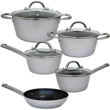 Imagem de Jogo de Panelas Latina 5 Pçs c/Indução - VH6004 - Vista Home