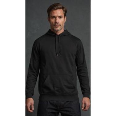 Imagem de Moletom Moleton blusa de frio Canguru Unissex Agasalho-Unissex