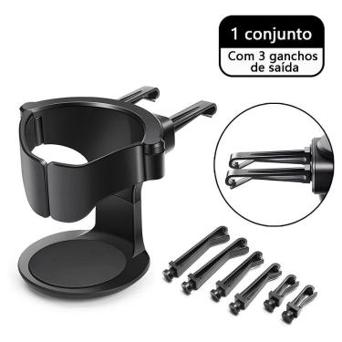 Imagem de Suporte lata para carro encaixe no ar condicionado .SUP003 - Tudo em Caixa