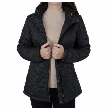 Imagem de Jaqueta Feminina Alpelo Kohl Parka Dupla Face Preta - 203000-Feminino