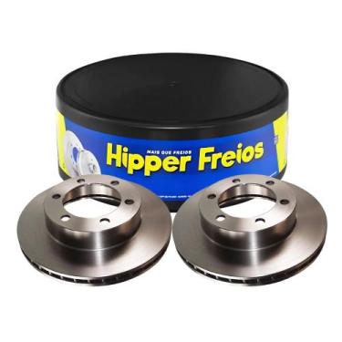 Imagem de Par Disco Freio Dianteiro Ventilado Toyota Hilux 2.5 3.0 - HIPPER FREI