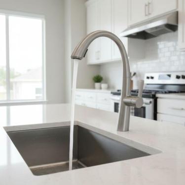 Imagem de Torneira Gourmet Cozinha Monocomando Extensivel Bancada Metal Bica Alt