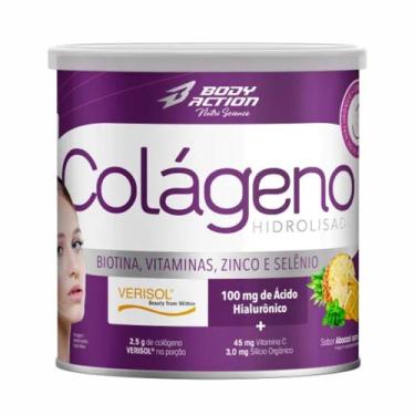 Imagem de Colageno verisol c/ acido hialuronico 200g abacaxi com hort - BODYACTI