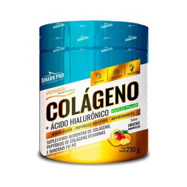 Imagem de Colágeno + Ácido Hialurônico - 230g Frutas Amarelas - Shark Pro - Shar