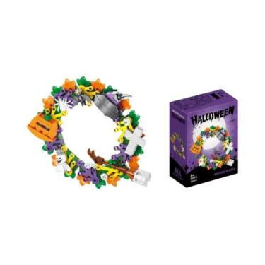 Imagem de Blocos De Montar Casa De Abóbora De Halloween, Brinquedos MOC Para Cri
