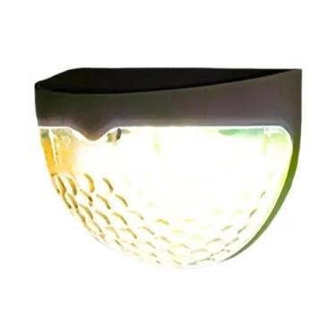 Imagem de Luzes Solares Impermeáveis 6LED Em Formato De Meia-Lua Para Iluminação