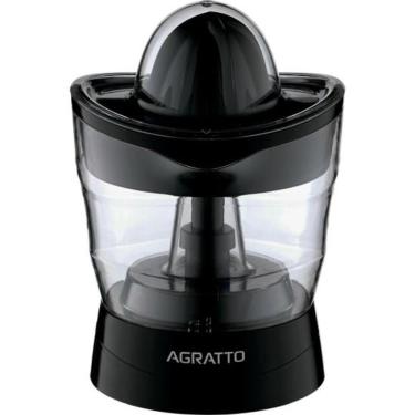 Imagem de Espremedor de Frutas 0,7L 25W 220V com Jarra Transparente e Dupla Rotação Preto Agratto