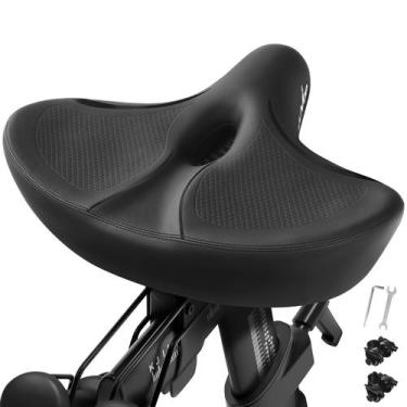 Imagem de Selim de Bicicleta WUVOP Extra Largo e Largo para Maior Conforto