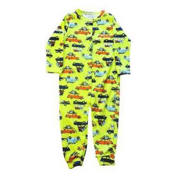 Imagem de Macacão Bebê Menino Manga Longa em Suedine - Up Baby, RN, Amarelo