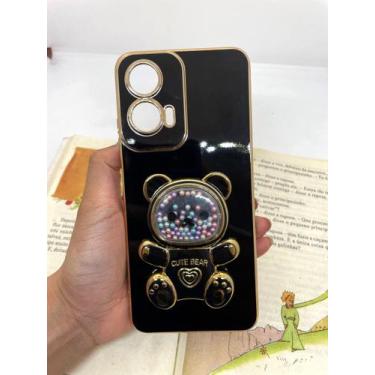Imagem de Capa de celular compatível com Moto G35 5G Ursinho Bear Cor:Preto - oi