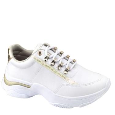 Imagem de Tênis Casual Feminino Flatform Dad Sneaker Ramarim 23-74202, Branco, O