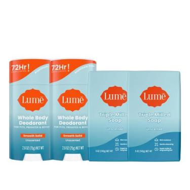 Imagem de Kit Desodorante e Sabonete Lume Whole Body 75ml - Proteção 72h contra 