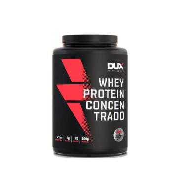 Imagem de Whey Protein Concentrado Morango Pote 900g - Dux Nutrition