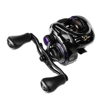 Imagem de Carretilha Perfil Baixo Marine Sports Lubina GTX Black Widow 9.5:1 - 1
