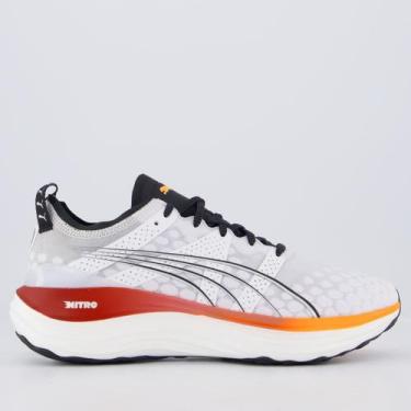 Imagem de Tenis Puma Foreverrun Nitro Branco e Amarelo, 44