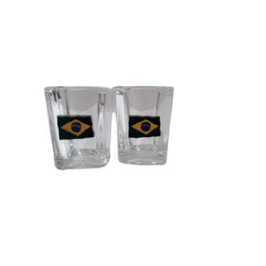 Imagem de Jogo Com 2 Copos De Vidro Para Shot / Aperitivo 60ml  Brasil - ALDT