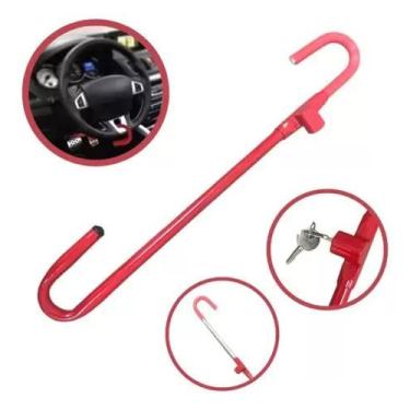 Imagem de Trava Carneiro Veicular Anti Furto Volante Pedal Segurança Universal -