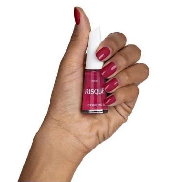 Imagem de Esmalte Cremoso Risqué 8ml, CHOQUE PINK