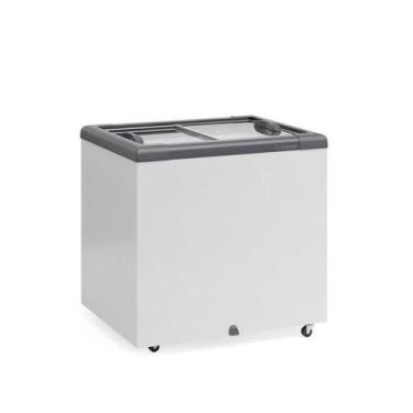 Imagem de Freezer Horizontal Ghd200h Cinza 200 Litros 2 Tampa Vidro 220V Gelopar