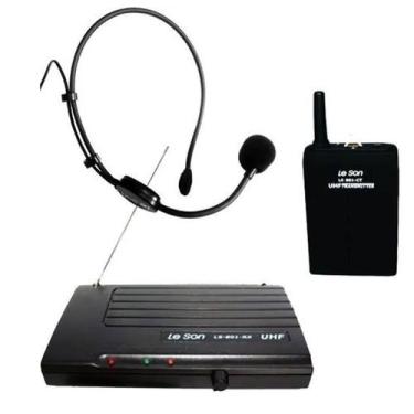 Imagem de Microfone Headset Sem Fio De Cabeça Ls901 Hd750 Le Son - LESON