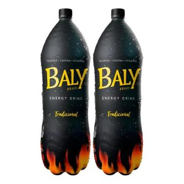 Imagem de Kit C/2 Energetico Baly Tradicional Energy Drink 2l Pet