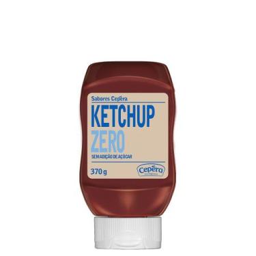 Imagem de Ketchup Sabores Cepêra Zero sem glúten em squeeze 370g