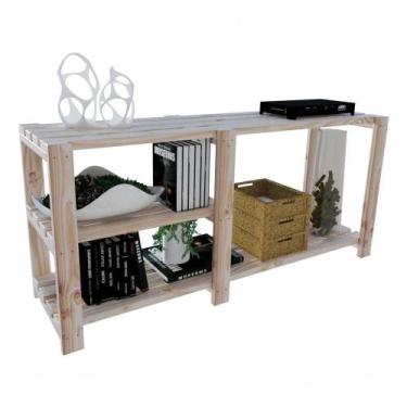 Imagem de Conjunto Armário Moderno Moderno Organizar Novidade 100% Pinus Simples