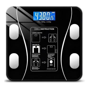 Imagem de Balança Digital Bioimpedância Bluetooth Aplicativo Medição - SHOPMIX