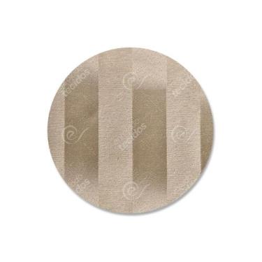 Imagem de Capa para Sousplat em Tecido Jacquard Bege Escuro (Fendi) Listrado Tra