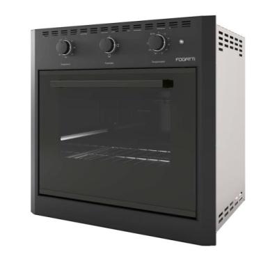 Imagem de Forno Elétrico de Embutir 60 Litros Fogatti Black E60, Preto, 220V