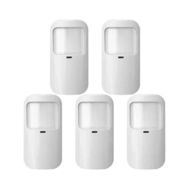 Imagem de Sensor De Movimento Infravermelho Sem Fio Branco 433MHz EV1527 Para Si