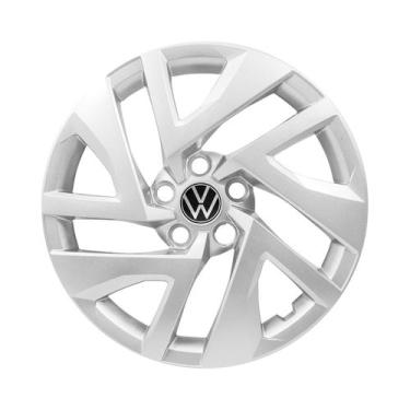 Imagem de Calota Aro 15 Vw Virtus 2023 (Prata) Emblema Novo - GFM
