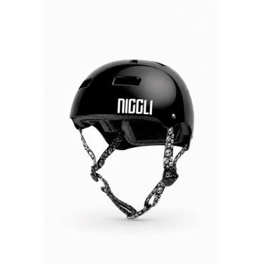 Imagem de Capacete italo penarrubia pro model preto brilho niggli, M