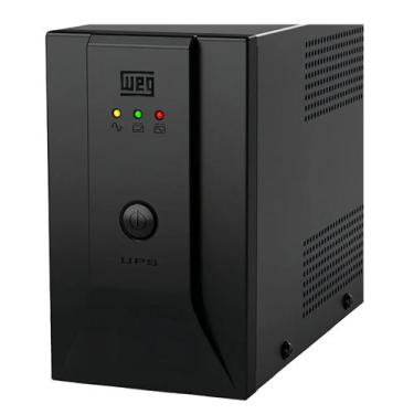 Imagem de Nobreak Home Weg 600va 300w Bivolt Preto 6 tomadas, Bivolt