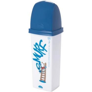 Imagem de Porta Escova de Dente Infantil Smurf Dental Case Escolar Plasutil - Pl