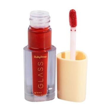 Imagem de Batom líquido efeito gloss laqueado alta cobertura ruby rose bg04, BG0