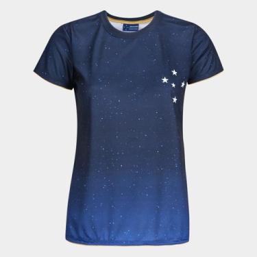 Imagem de Camiseta Baby Look Cruzeiro Esportiva Constelação Feminina - Surf Cent