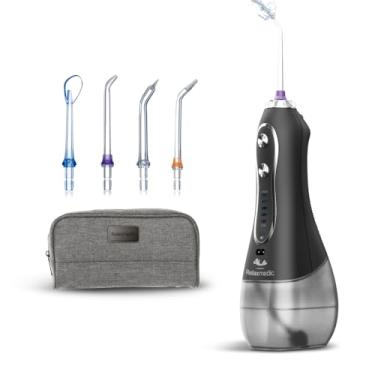 Imagem de Irrigador Oral e Dental Portátil Sem Fio Jet Clean Irrigador Bucal Limpeza Profunda - Bivolt - Relaxmedic