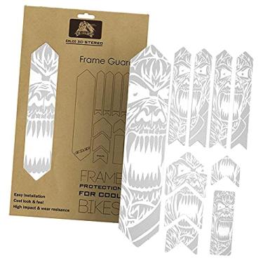 Imagem de Tongina Protetor de moldura de bicicleta, adesivo de fita de bicicleta e kit de adesivos de moldura para tubos de quadro de bicicleta de montanha - Gorila