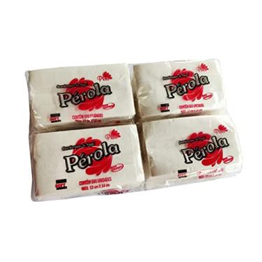 Imagem de 4000 Guardanapo Papel Seda Estojo 14x14cm Perola (2pcts)